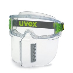 Щиток защитный прозрачный + очки.  Uvex Ultravision